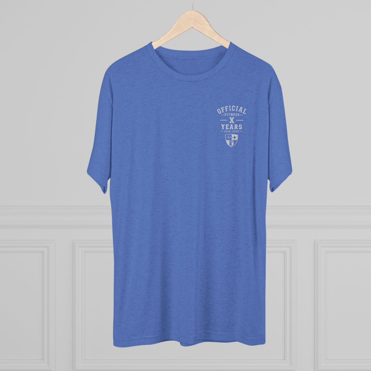 Crew Tee - 'Official' Ten Year Anniversary Vintage Shield Logo Chest Pocket T-Shirt