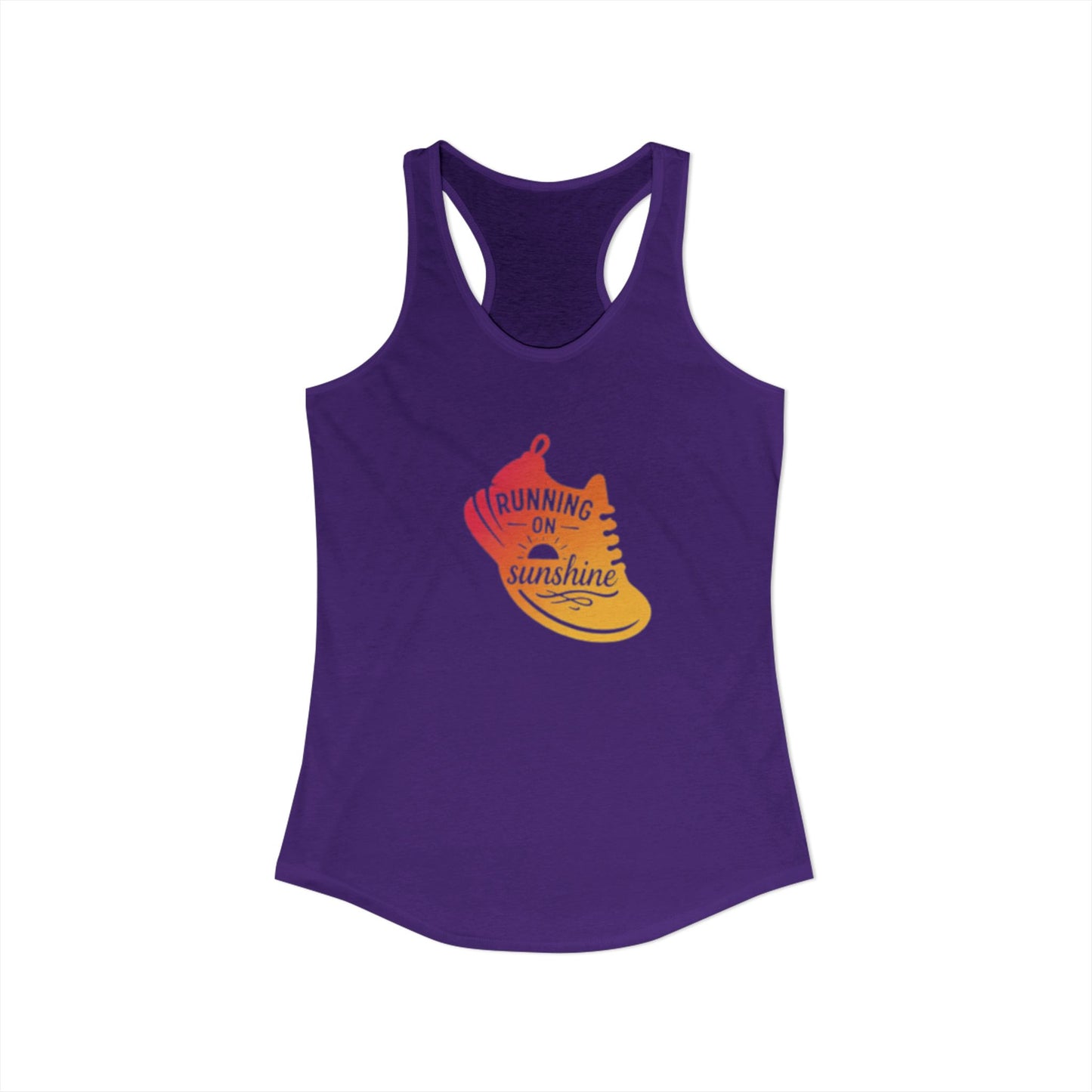 Running on Summer - Women's Ideal Racerback Tank