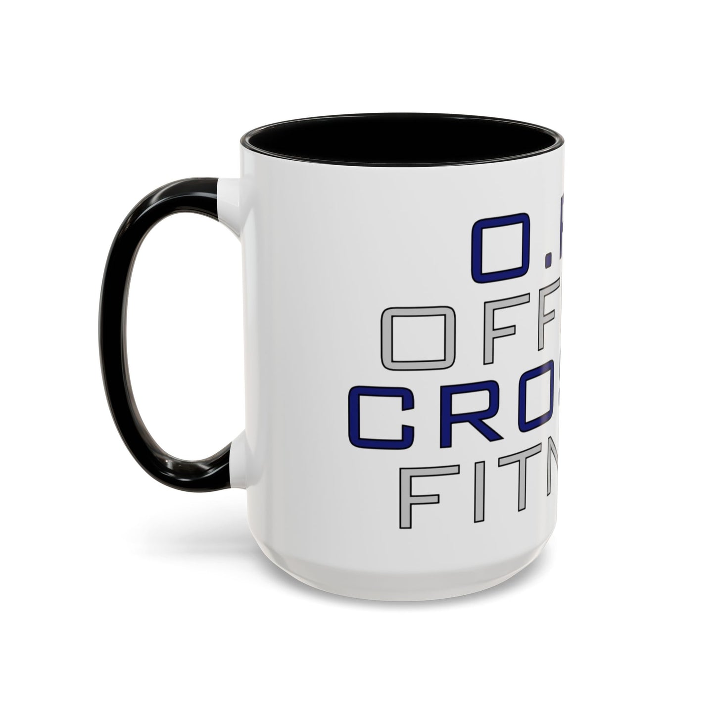 CrossFit Official Fitness Accent Coffee Mug – D.F.W. Gym Motivational Coffee Cup (11/15oz)
