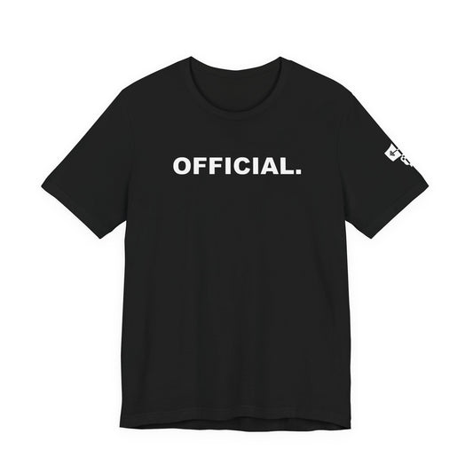 Official. Graphic Tee — Bold Minimalist Text T‑Shirt