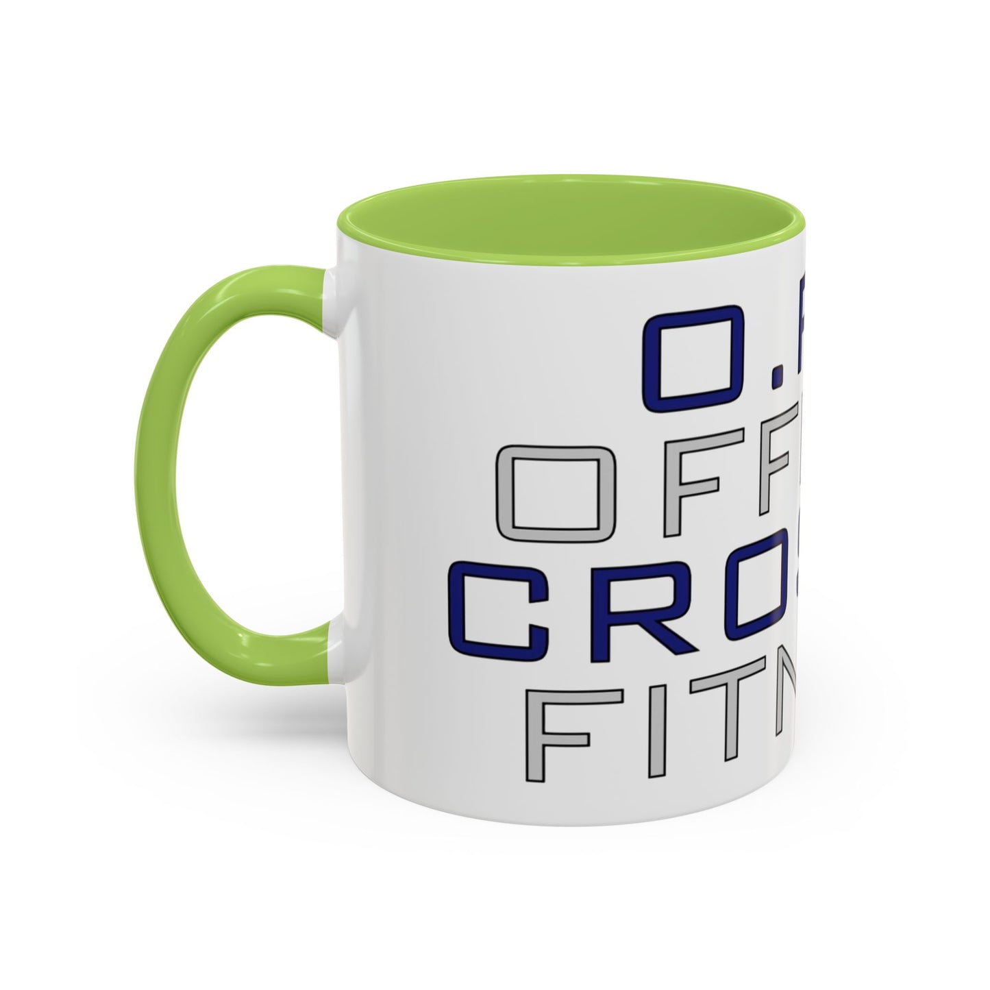 CrossFit Official Fitness Accent Coffee Mug – D.F.W. Gym Motivational Coffee Cup (11/15oz)