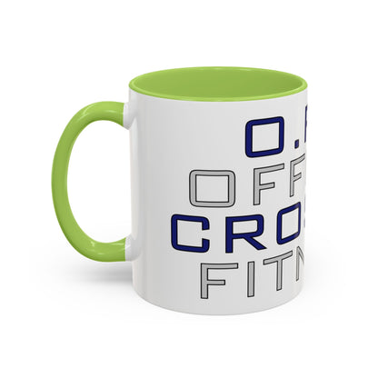 CrossFit Official Fitness Accent Coffee Mug – D.F.W. Gym Motivational Coffee Cup (11/15oz)