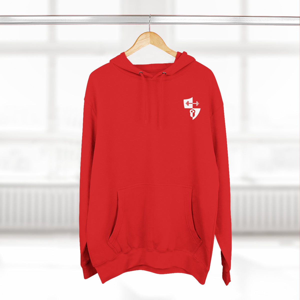 Anniversary Hoodie — Small Chest Logo Fleece Pullover