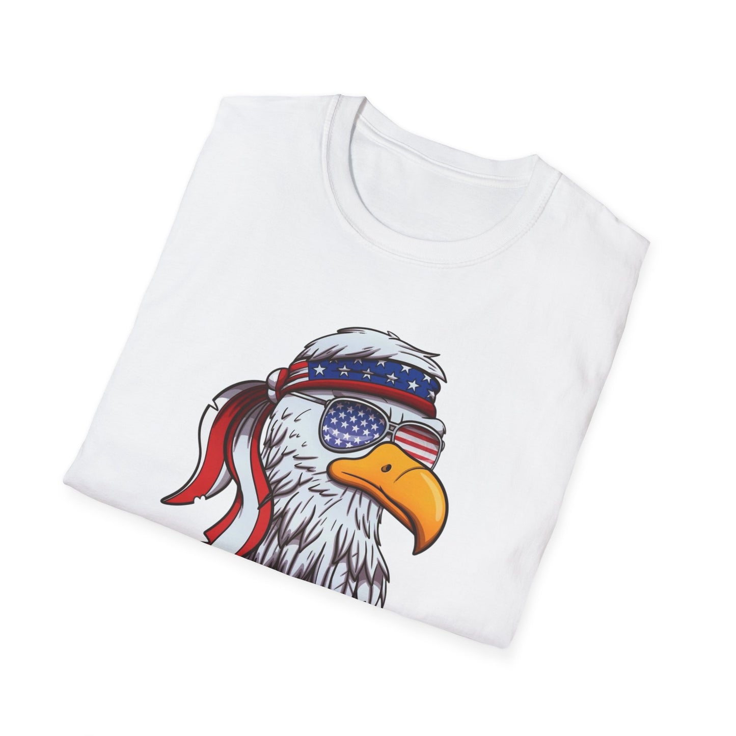 1776 OFW Patriotic Eagle T-Shirt — American Flag Bald Eagle Tee