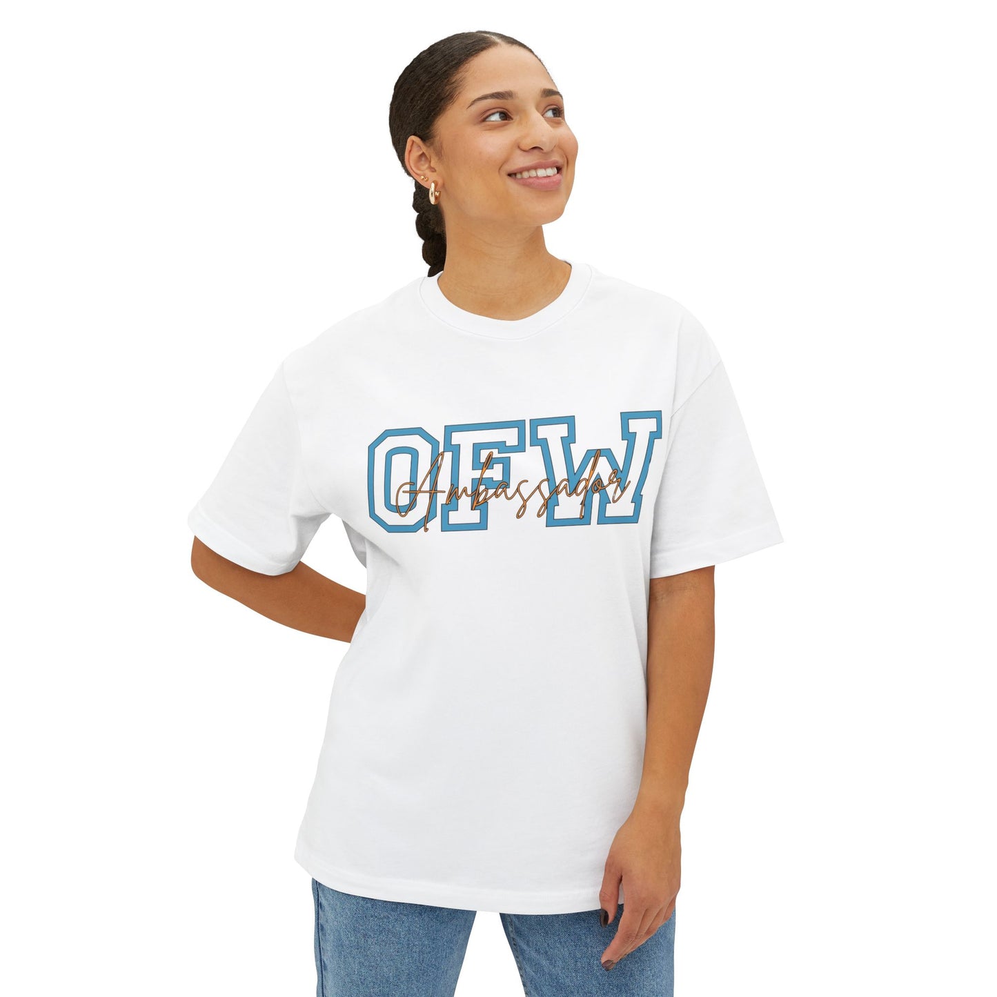 OFW Strength Tee — "Strength Shared Is Strength Multiplied" Oversized Shirt