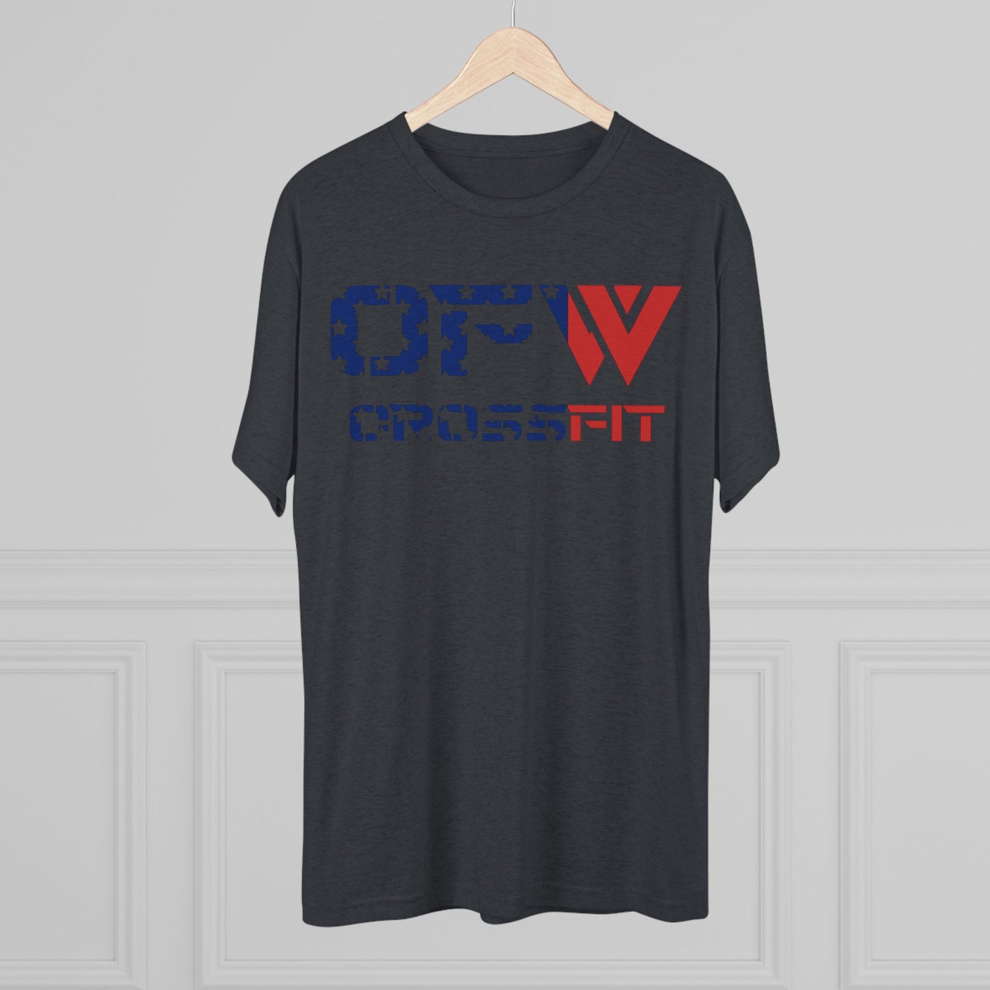 OFW CrossFit Patriotic Tee — American Flag Workout Shirt