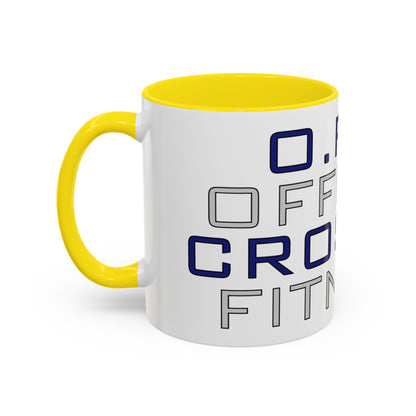 CrossFit Official Fitness Accent Coffee Mug – D.F.W. Gym Motivational Coffee Cup (11/15oz)