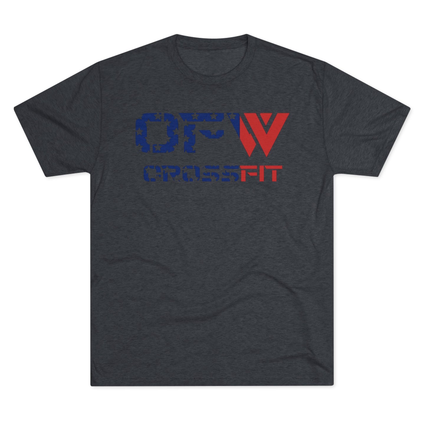 OFW CrossFit Patriotic Tee — American Flag Workout Shirt