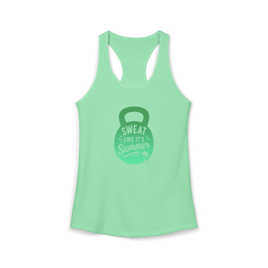 Sweat Like It's Summer - Women's Ideal Racerback Tank