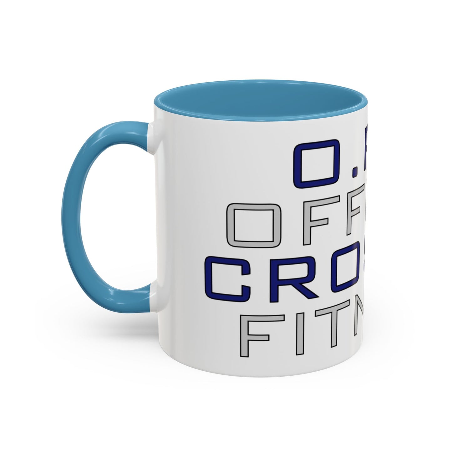 CrossFit Official Fitness Accent Coffee Mug – D.F.W. Gym Motivational Coffee Cup (11/15oz)