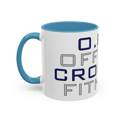 CrossFit Official Fitness Accent Coffee Mug – D.F.W. Gym Motivational Coffee Cup (11/15oz)