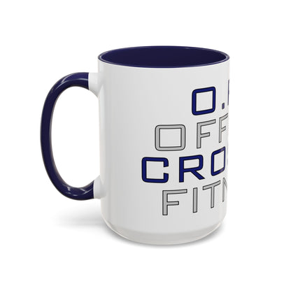 CrossFit Official Fitness Accent Coffee Mug – D.F.W. Gym Motivational Coffee Cup (11/15oz)