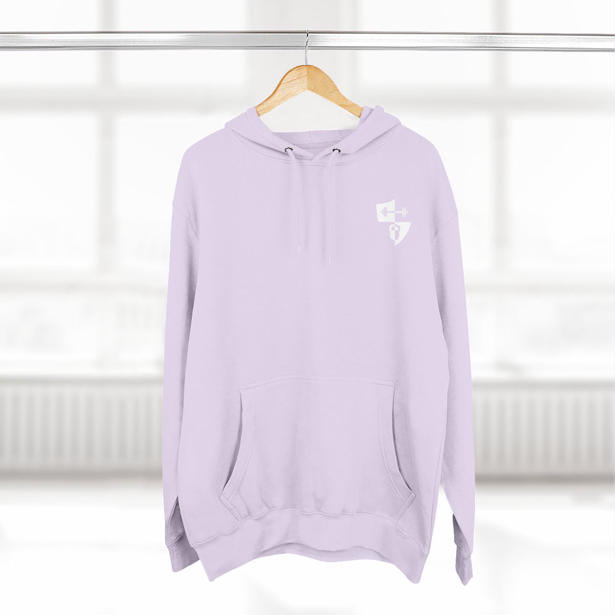 Anniversary Hoodie — Small Chest Logo Fleece Pullover