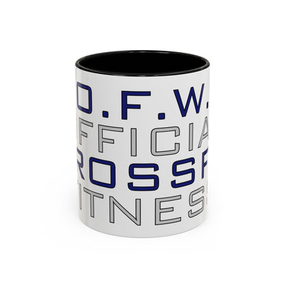 CrossFit Official Fitness Accent Coffee Mug – D.F.W. Gym Motivational Coffee Cup (11/15oz)