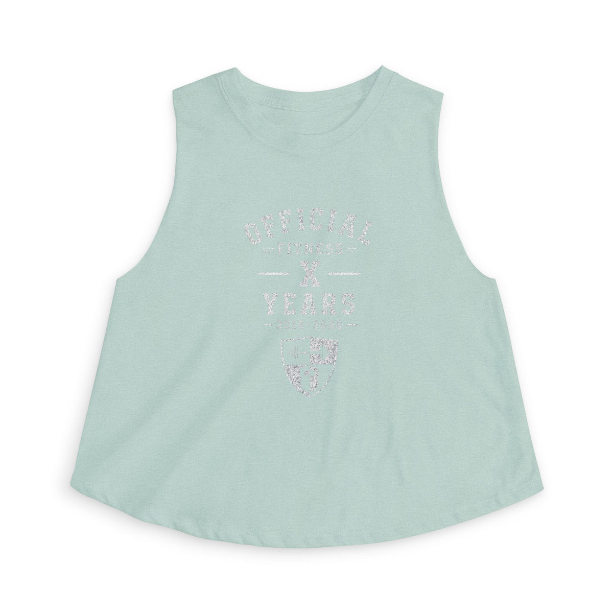 Official Fitness X Years Women's Crop Top — Vintage Athletic Champion Tank