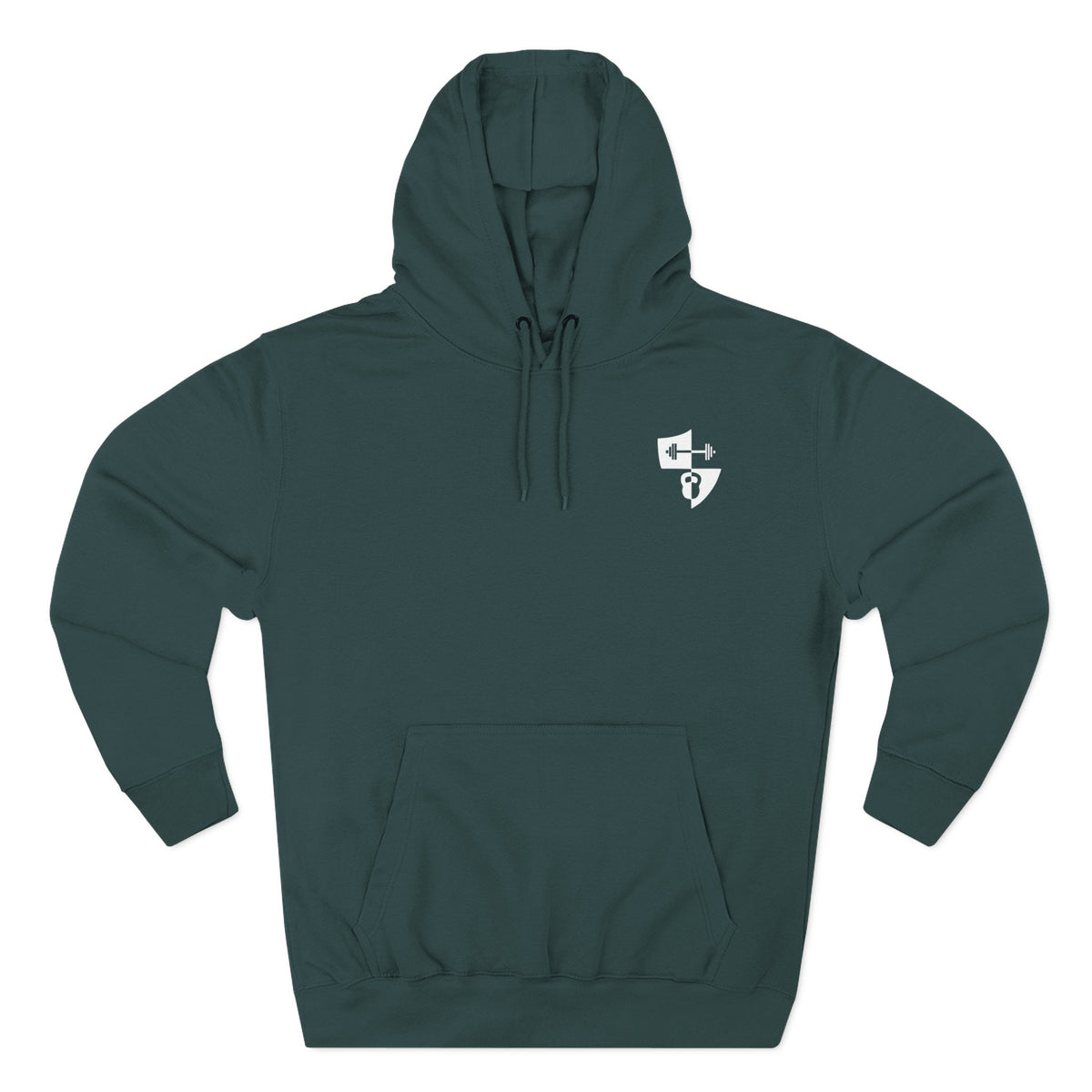 Anniversary Hoodie — Small Chest Logo Fleece Pullover