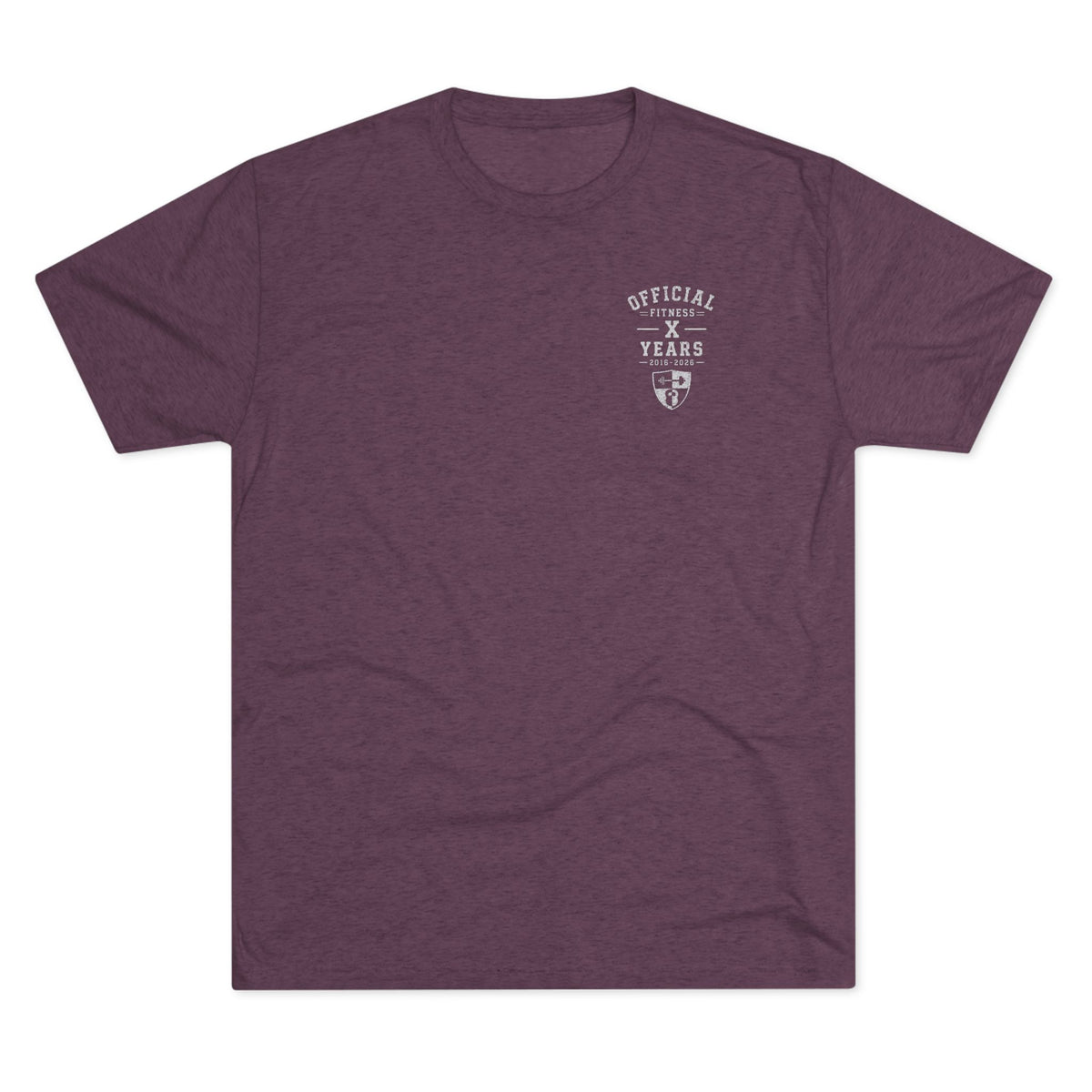 Crew Tee - 'Official' Ten Year Anniversary Vintage Shield Logo Chest Pocket T-Shirt
