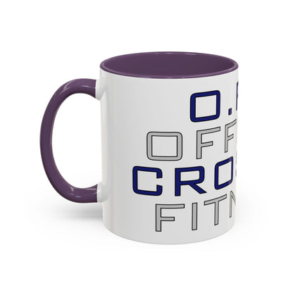 CrossFit Official Fitness Accent Coffee Mug – D.F.W. Gym Motivational Coffee Cup (11/15oz)